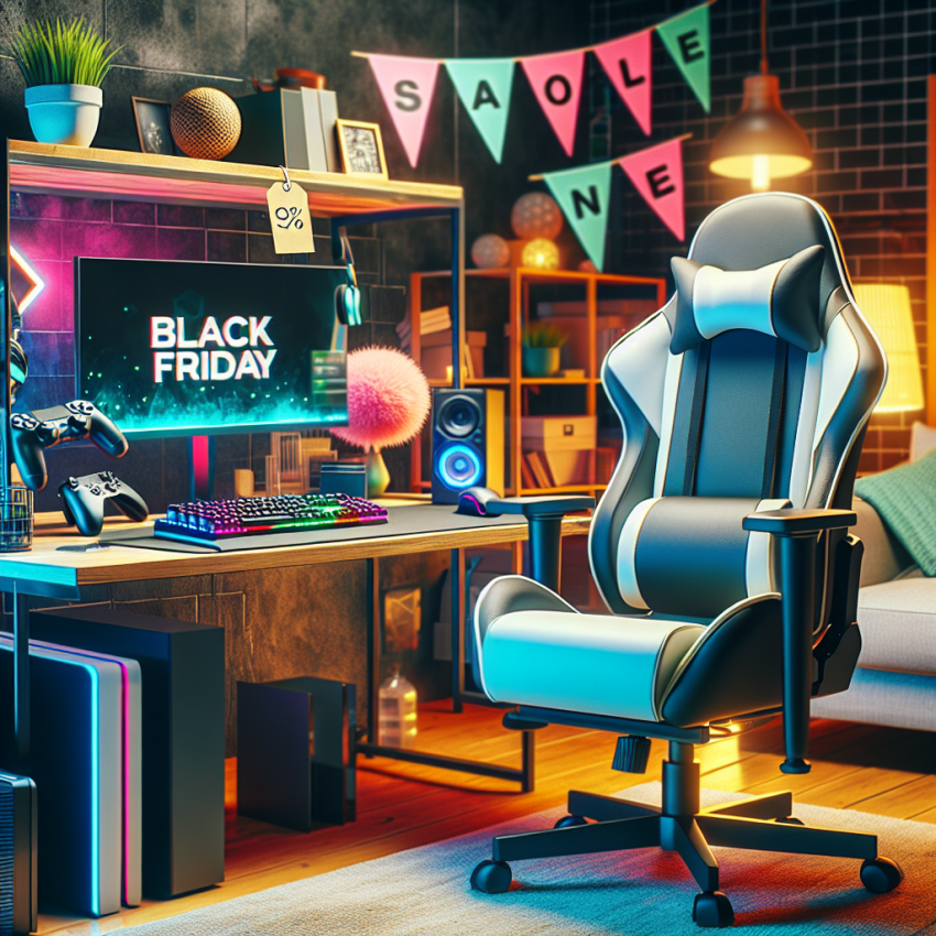 Get ready for the Black Friday gaming chair sale extravaganza!